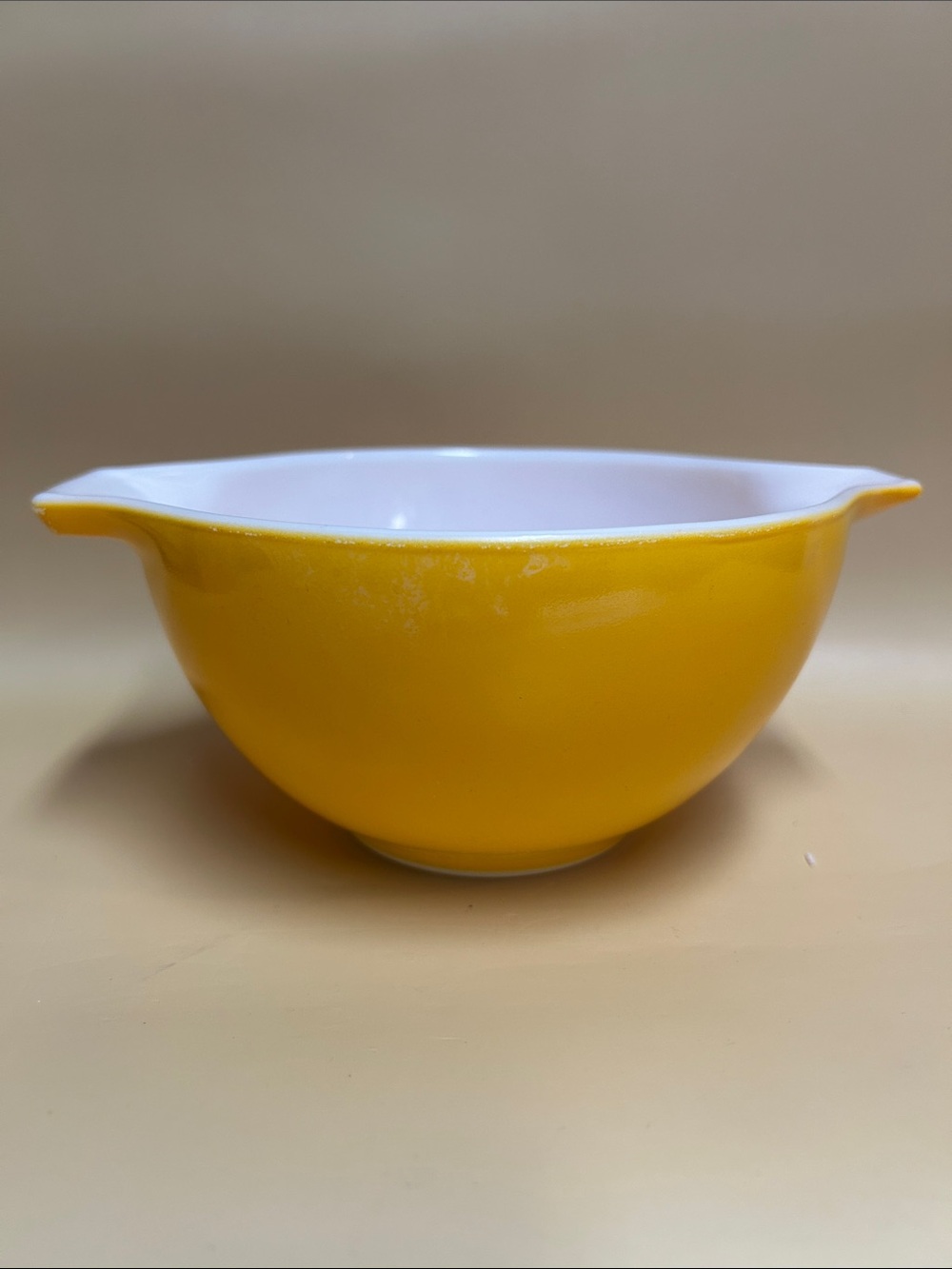 Vintage PYREX No 441 yellow Mixing Bowl 1 1/2 PT. Made in USA